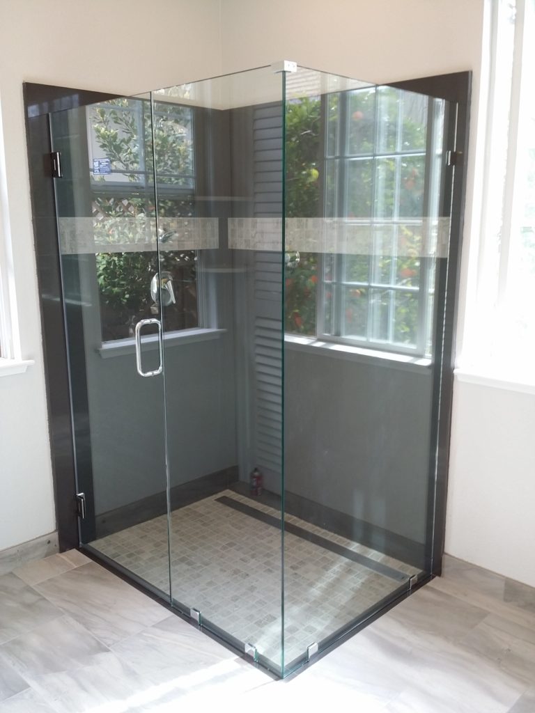 Frameless Glass Shower Enclosure